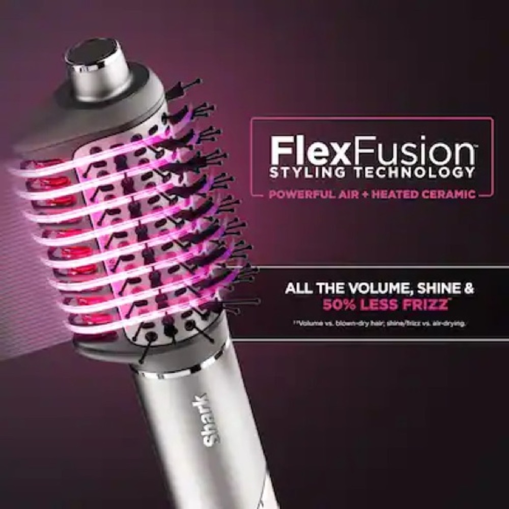 Multi-Function Pink 5-in-1 Hair Styler with Interchangeable Attachments - Picture 12 of 14